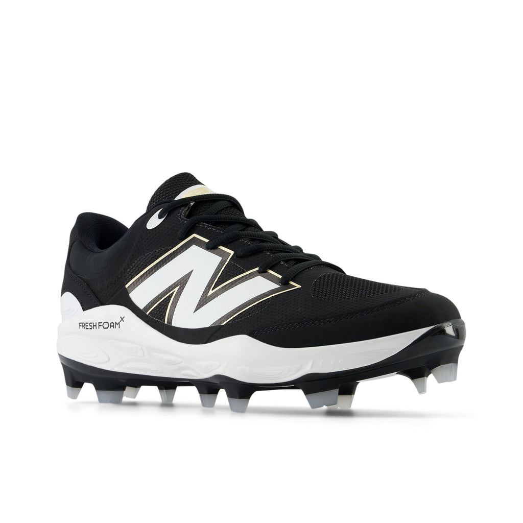 New Balance Men's Fresh Foam 3000 v7 Black/White heel