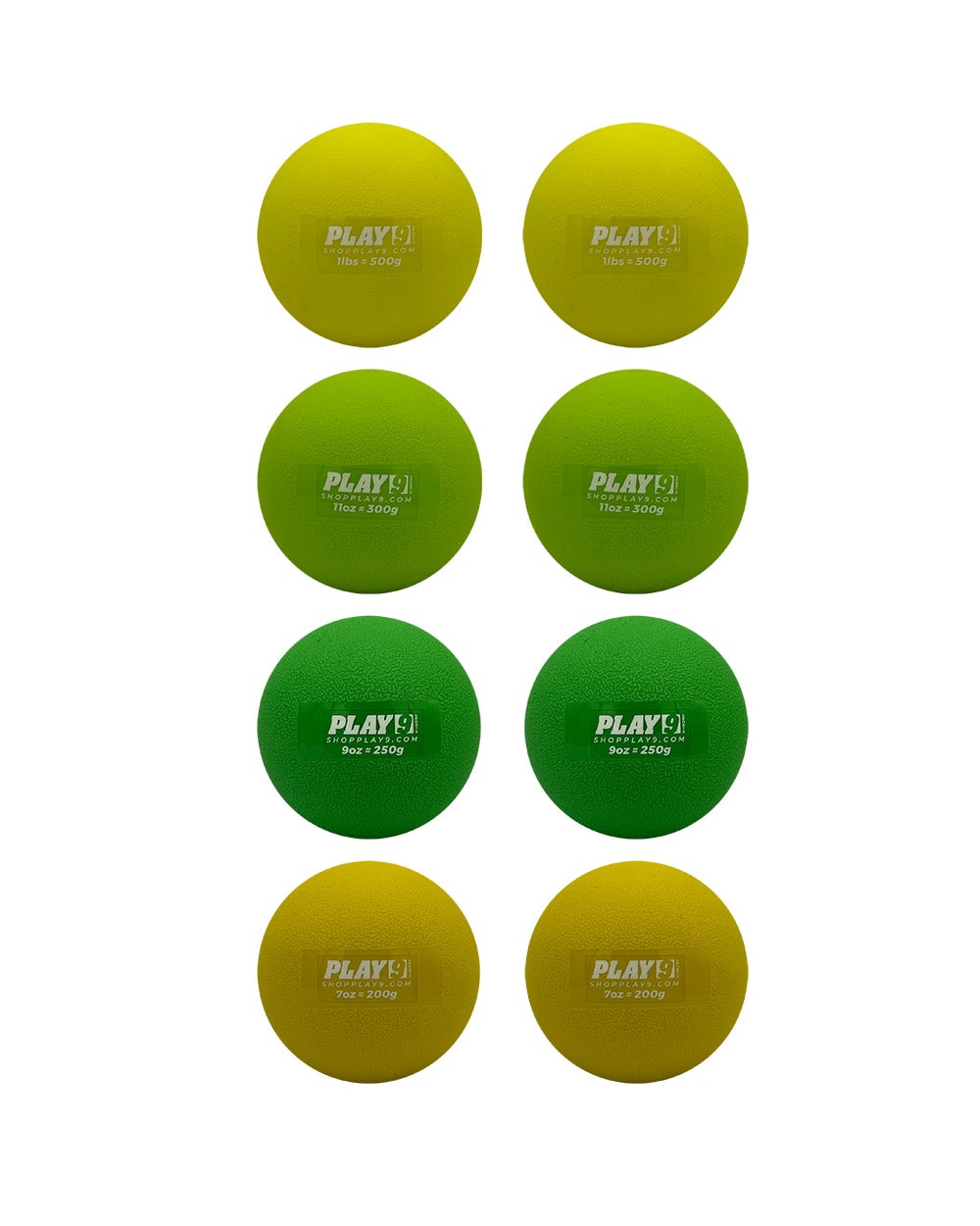 Play9 Hitting Plyo Ball Set - full set