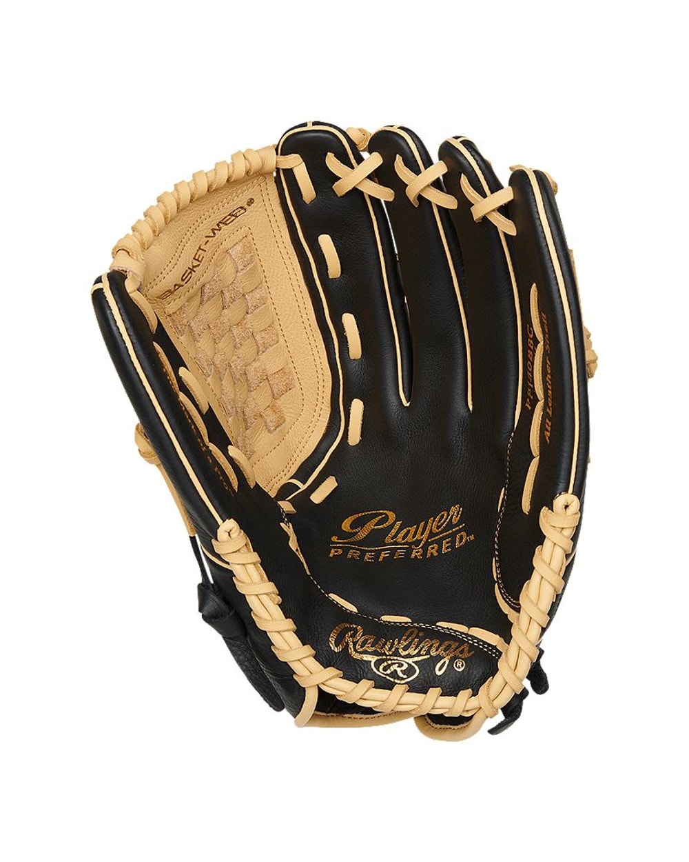 Rawlings Player Preferred Softball Glove Black/Tan