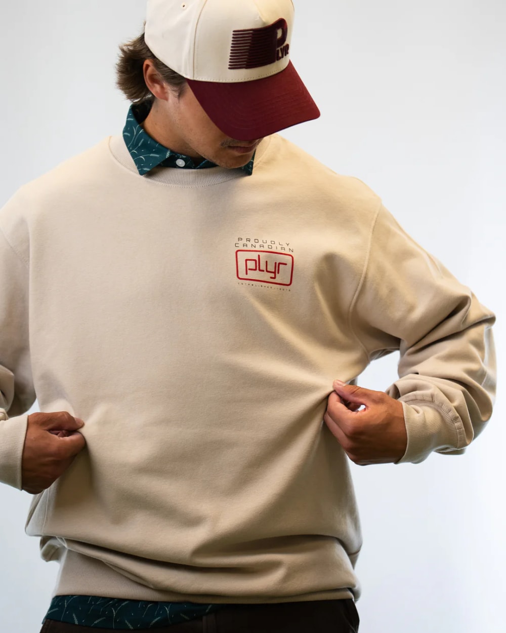 plyr Athletics Proudly Canadian Crewneck