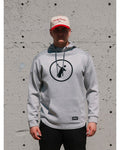 plyr Mens Original Hoodie Grey - front