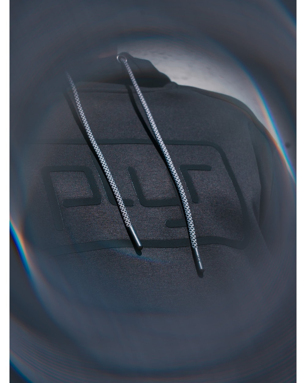 plyr Men's Stealth Hoodie Black - detail