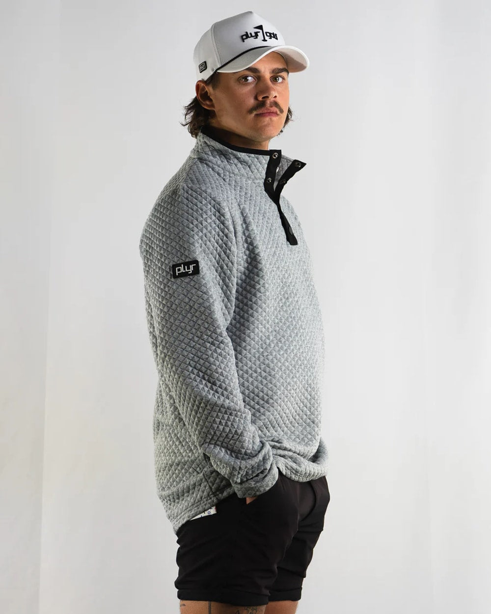plyr Men's Stratus Button Up