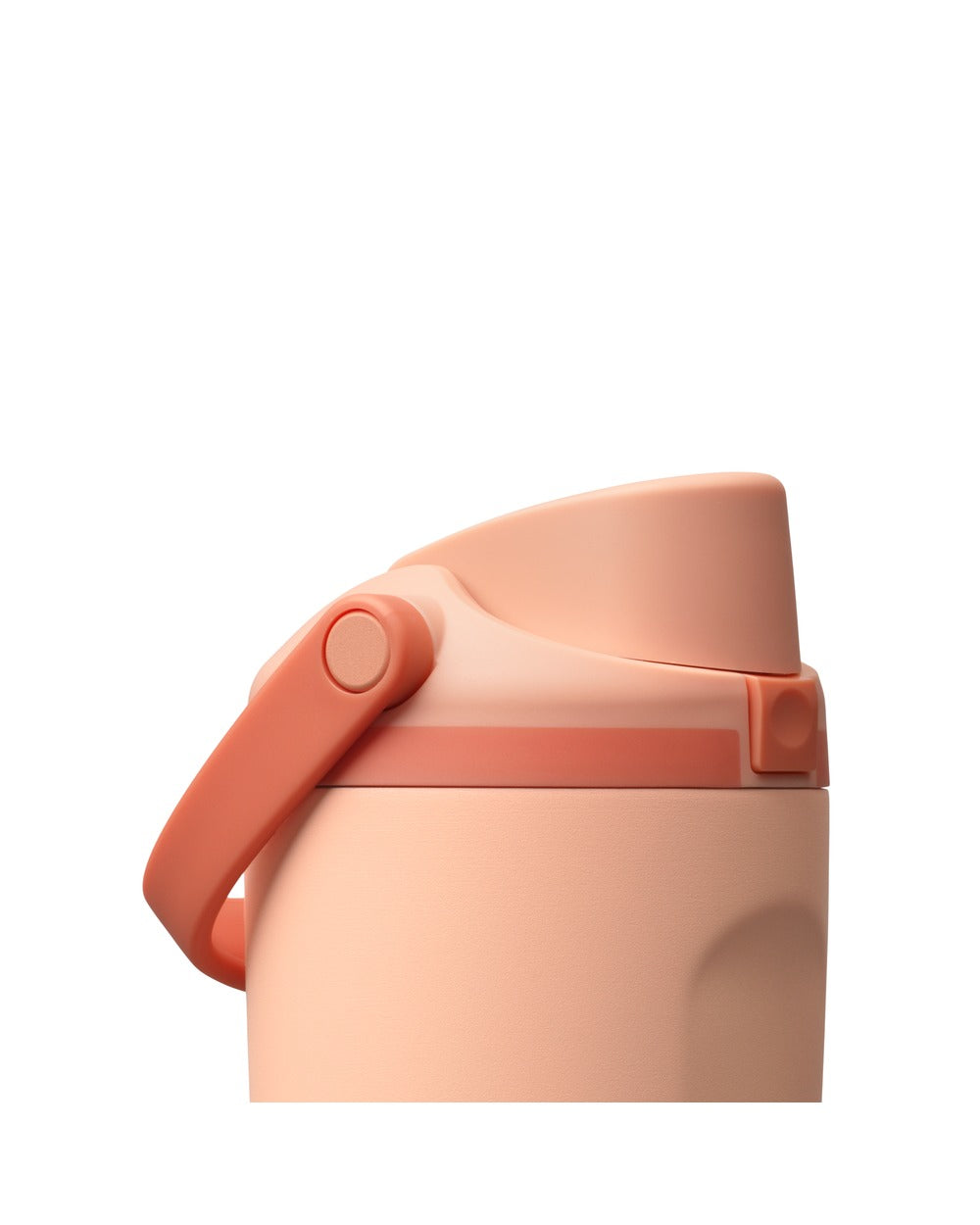 Owala FreeSip® Sway Water Bottle - 18oz - Peach of Mind, lid and handle side detail