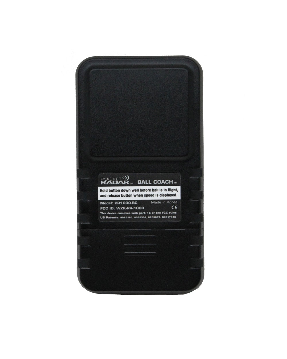 Pocket Radar Ball Coach - back