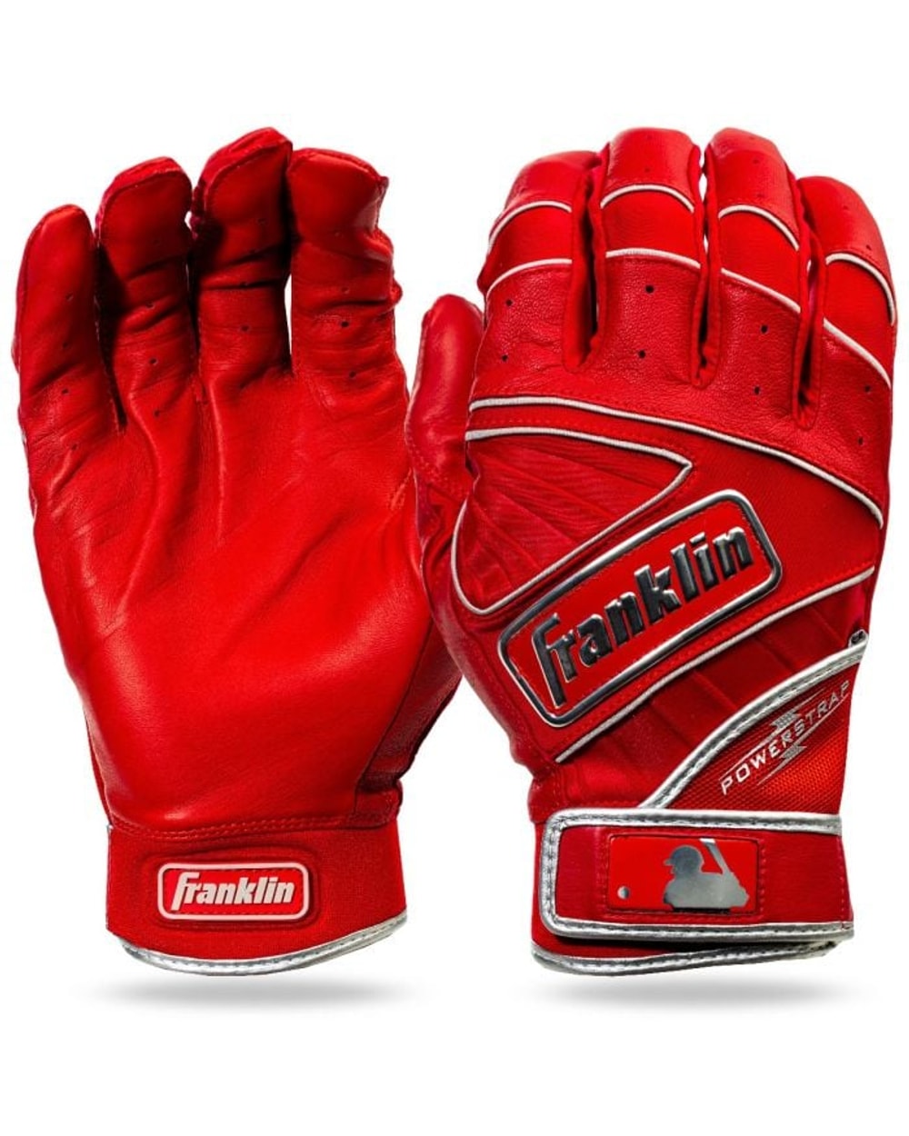 Powerstrap Chrome Batting Gloves