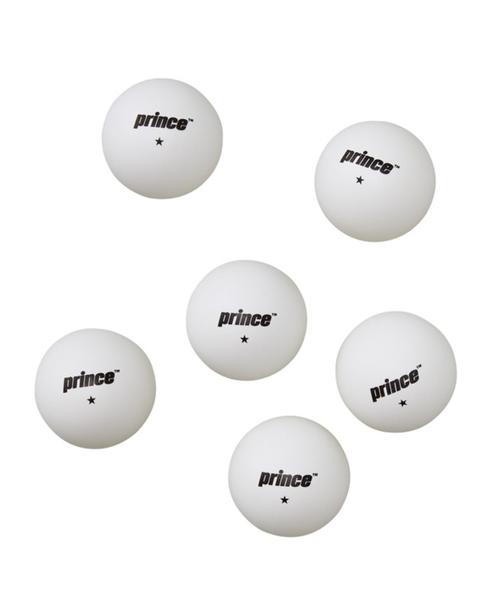 Prince 1 Star Table Tennis Balls - 6 Pack