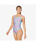 PRINTED DOUBLE STRAP ONE PIECE