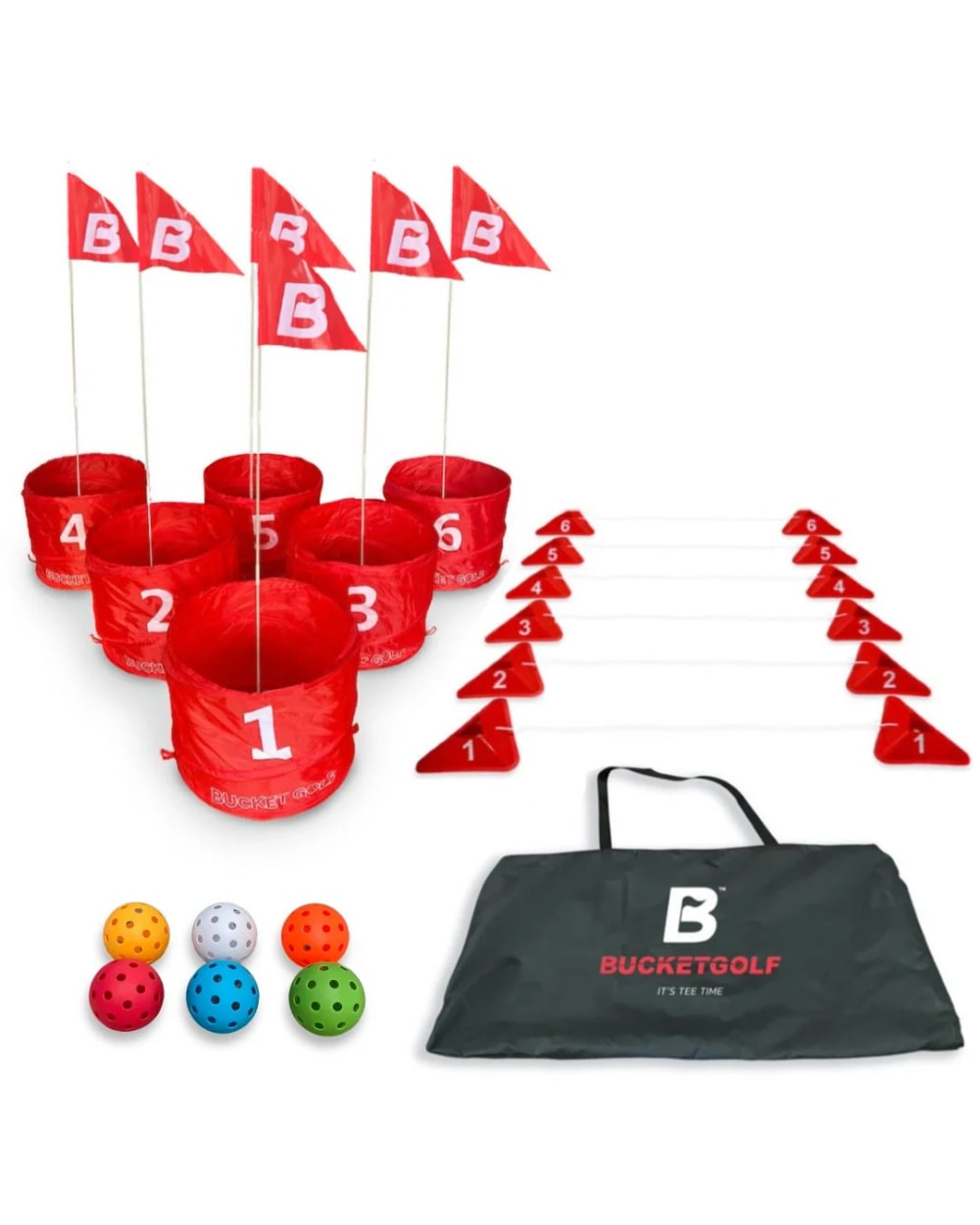 Pro 6 Hole Portable Golf Backyard Game