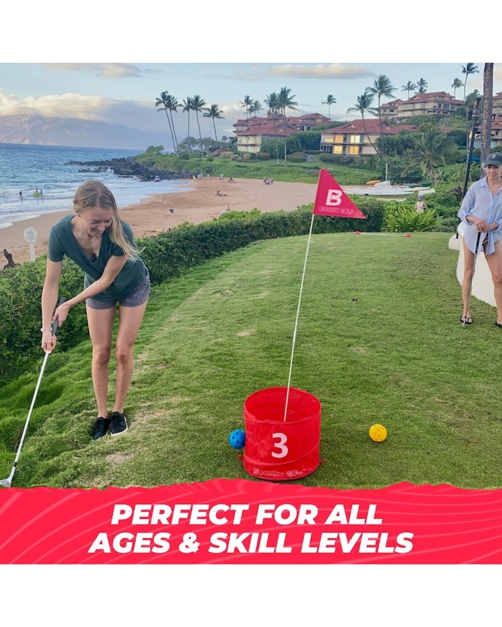 Pro 6 Hole Portable Golf Backyard Game