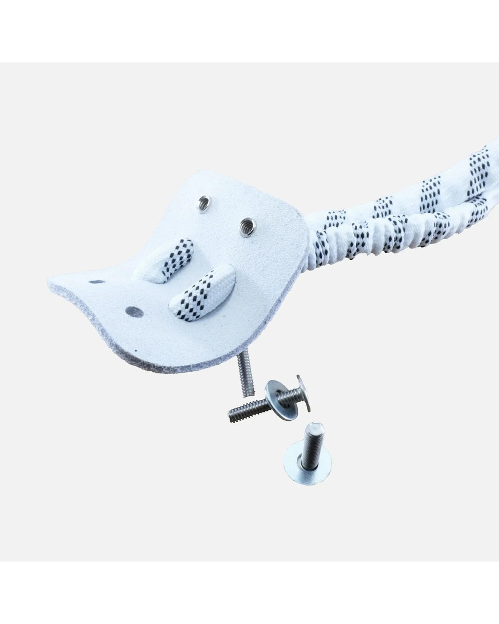 Pro Laces Armor toe strap - White - mounting tab and hardware