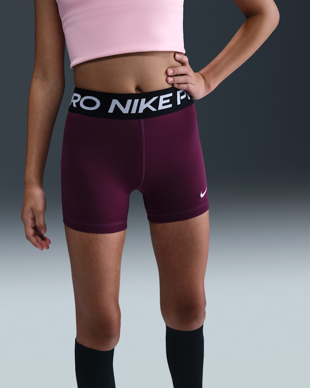 Nike Girl's Youth Pro 3" Shorts