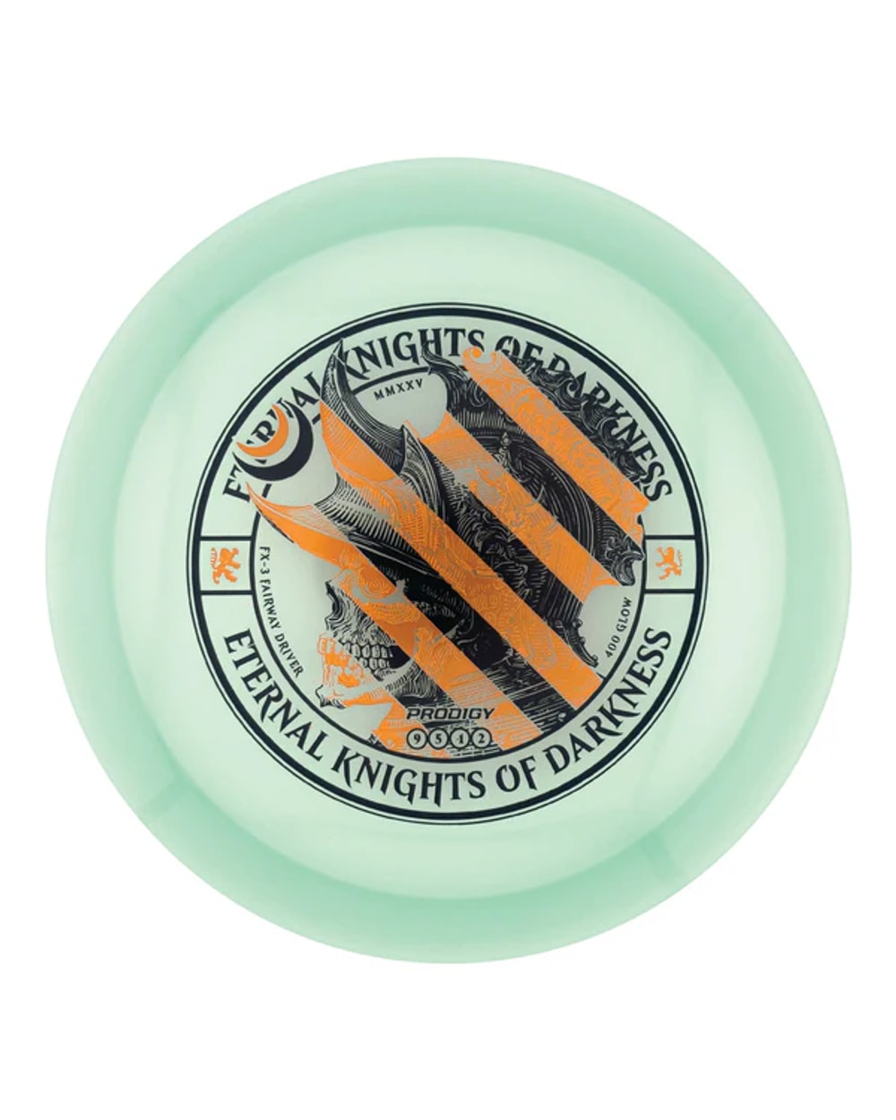 Prodigy FX-3 400 Glow Plastic - Eternal Knight Stamp