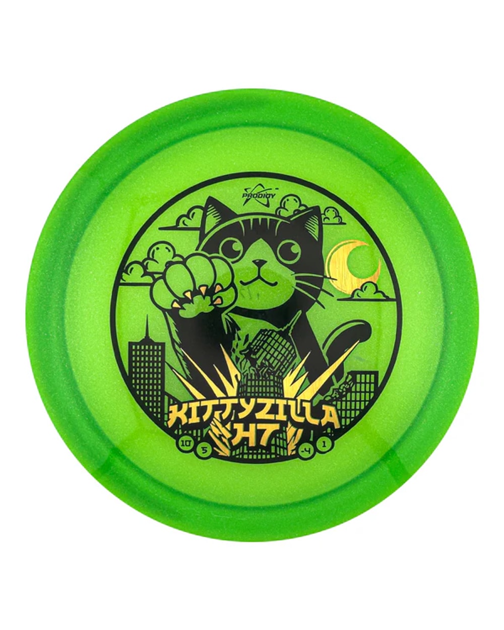 Prodigy H7 750 Glimmer Plastic - Kittyzilla Returns Stamp
