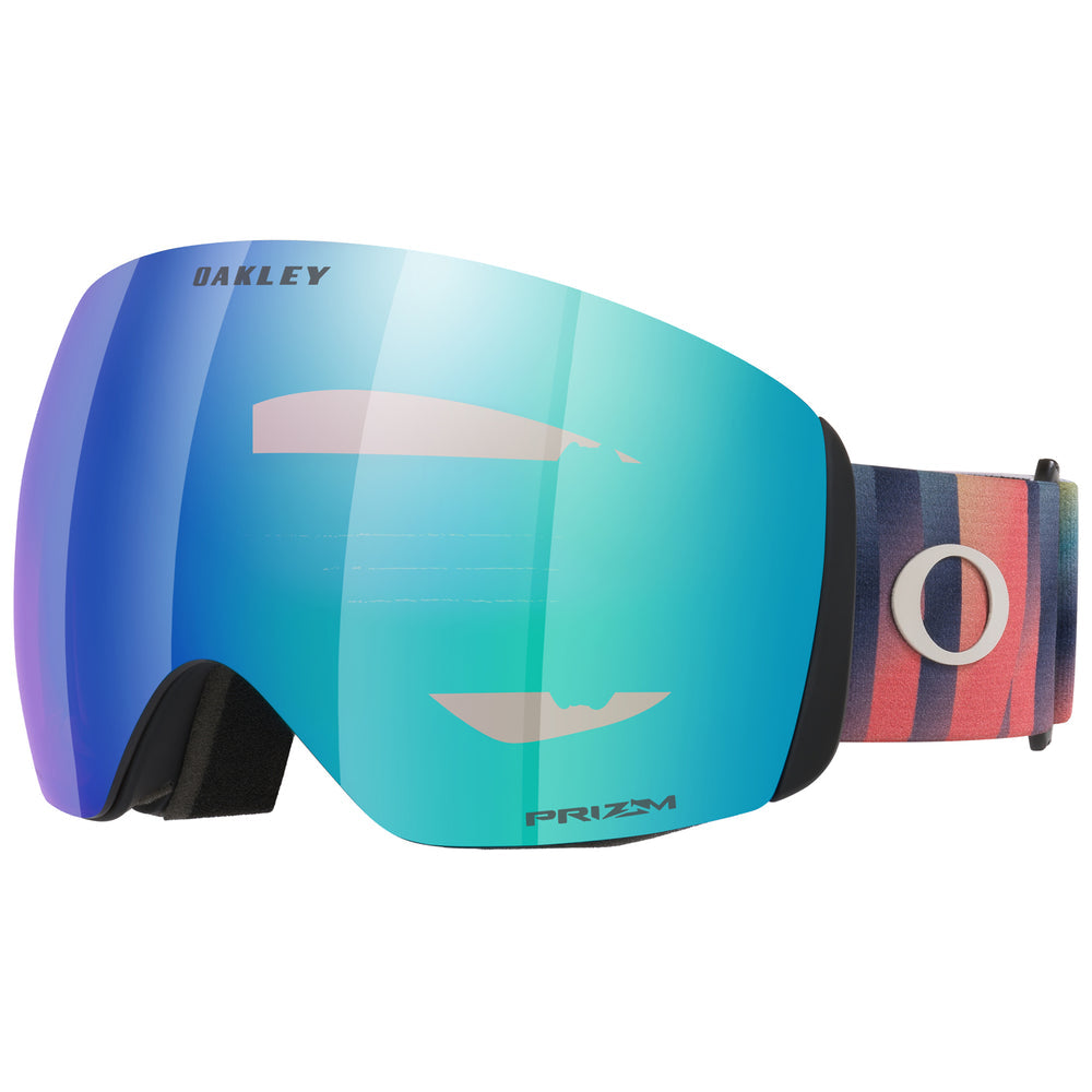 Oakley Flight Deck L Snow Goggle - HORIZON/PRIZM SNOW ARGON IRIDIUM, 3/4 view