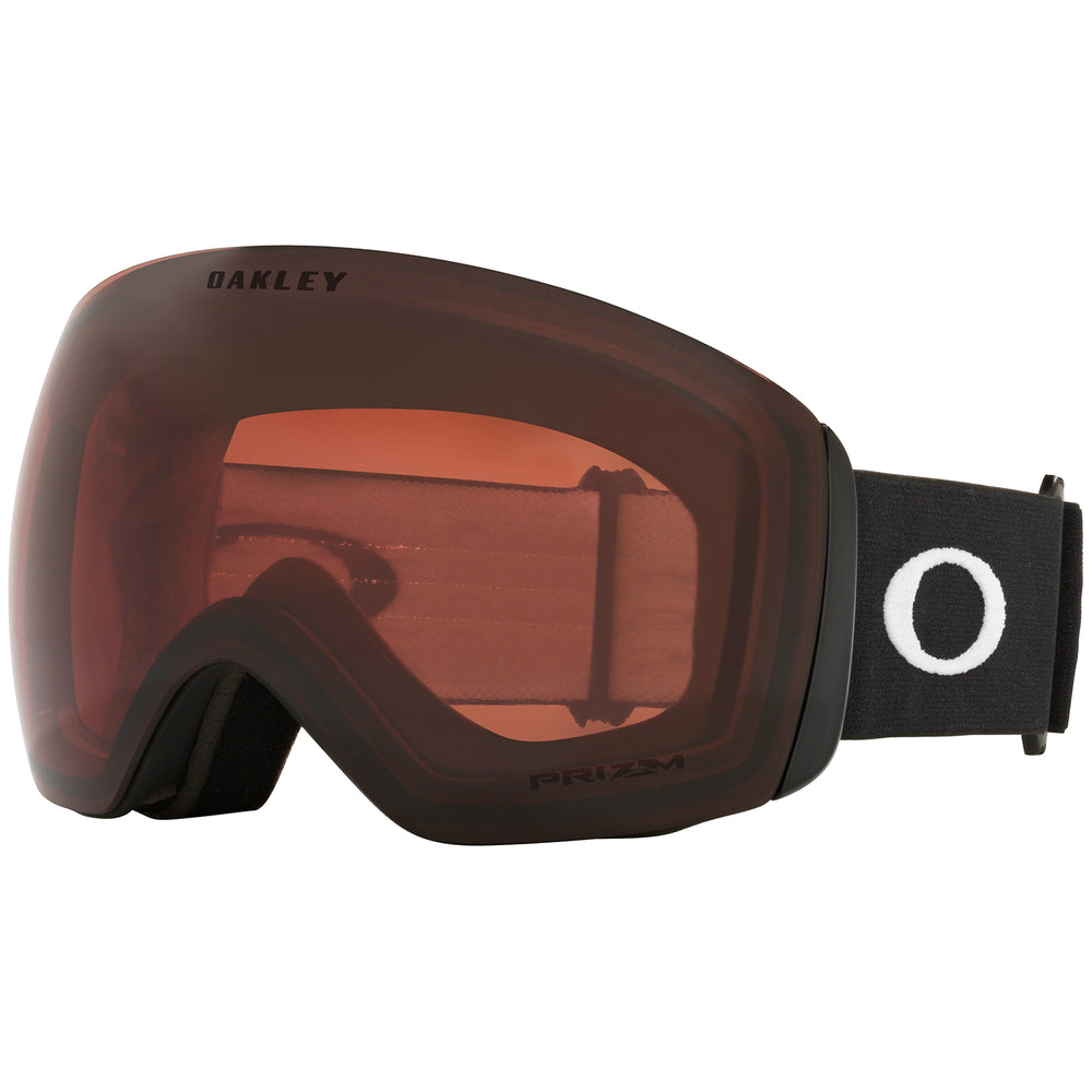 Oakley Flight Deck L Snow Goggle - MATTE BLACK/PRIZM GARNET, 3/4 view