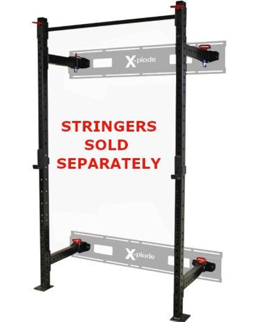 Progression X-Plode PFX825 Folding Wall Rack - front view, open