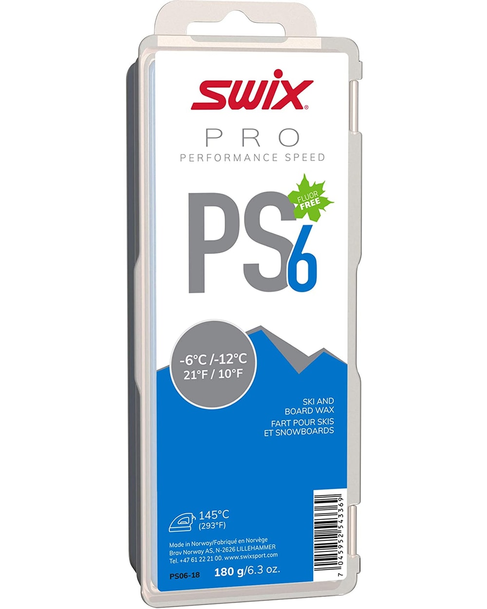 Swix PS6 Blue Glide Wax