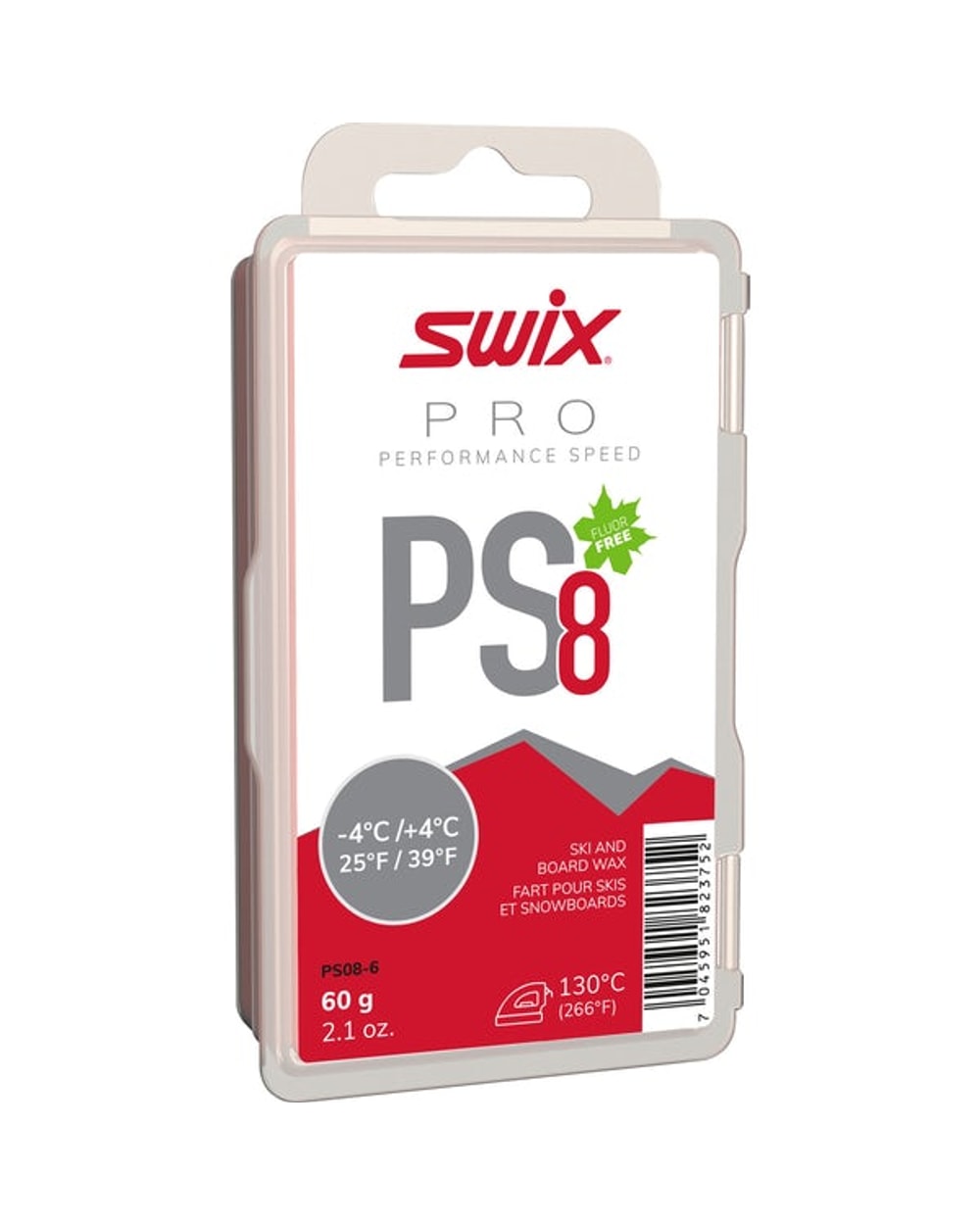 Swix PS8 Red Glide Wax