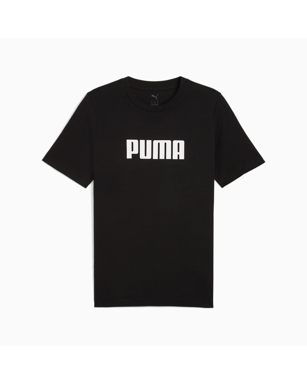 Puma Logo Tee - Black - front