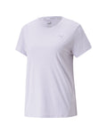 Puma Women's Run Favorite Short Sleeve Tee - Purple - front