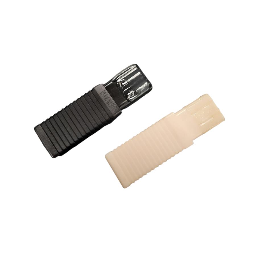 Pure Ringette Stick Tip - Black and White