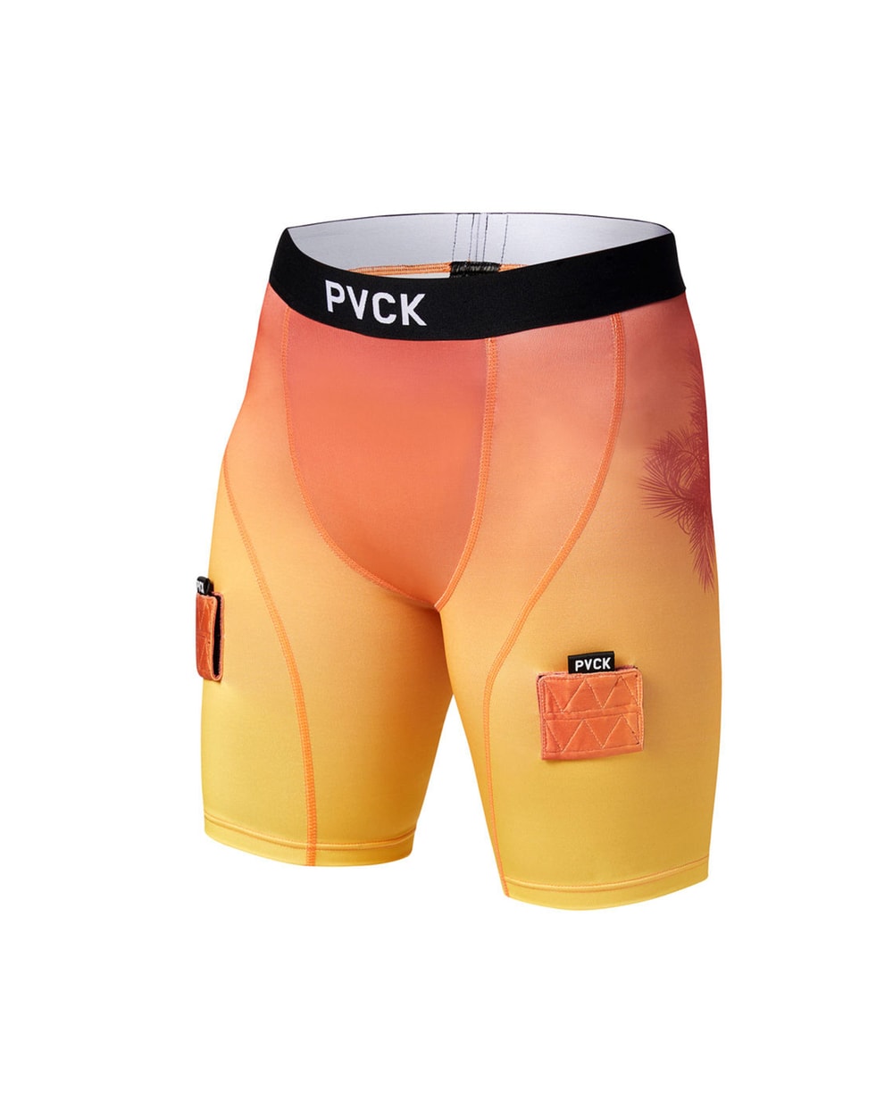 PVCK Women's Compression Jock Short - California Gold, front view