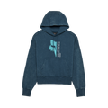Fox Women's Throttle Oversized Fleece Pullover Hoodie - Dark Vintage