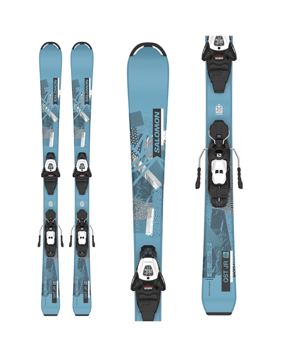 Junior QST M Skis With L6 GW Bindings