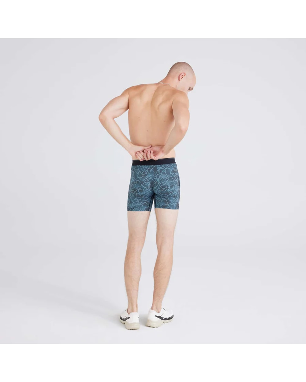 Saxx Quest Boxer Brief - Sketchy Mountain-Black