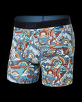 Quest Quick Dry Mesh Boxer Brief - Mind Traveller Multi