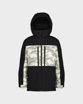 Quiksilver Boys' Double Black Snow Jacket - Black - front