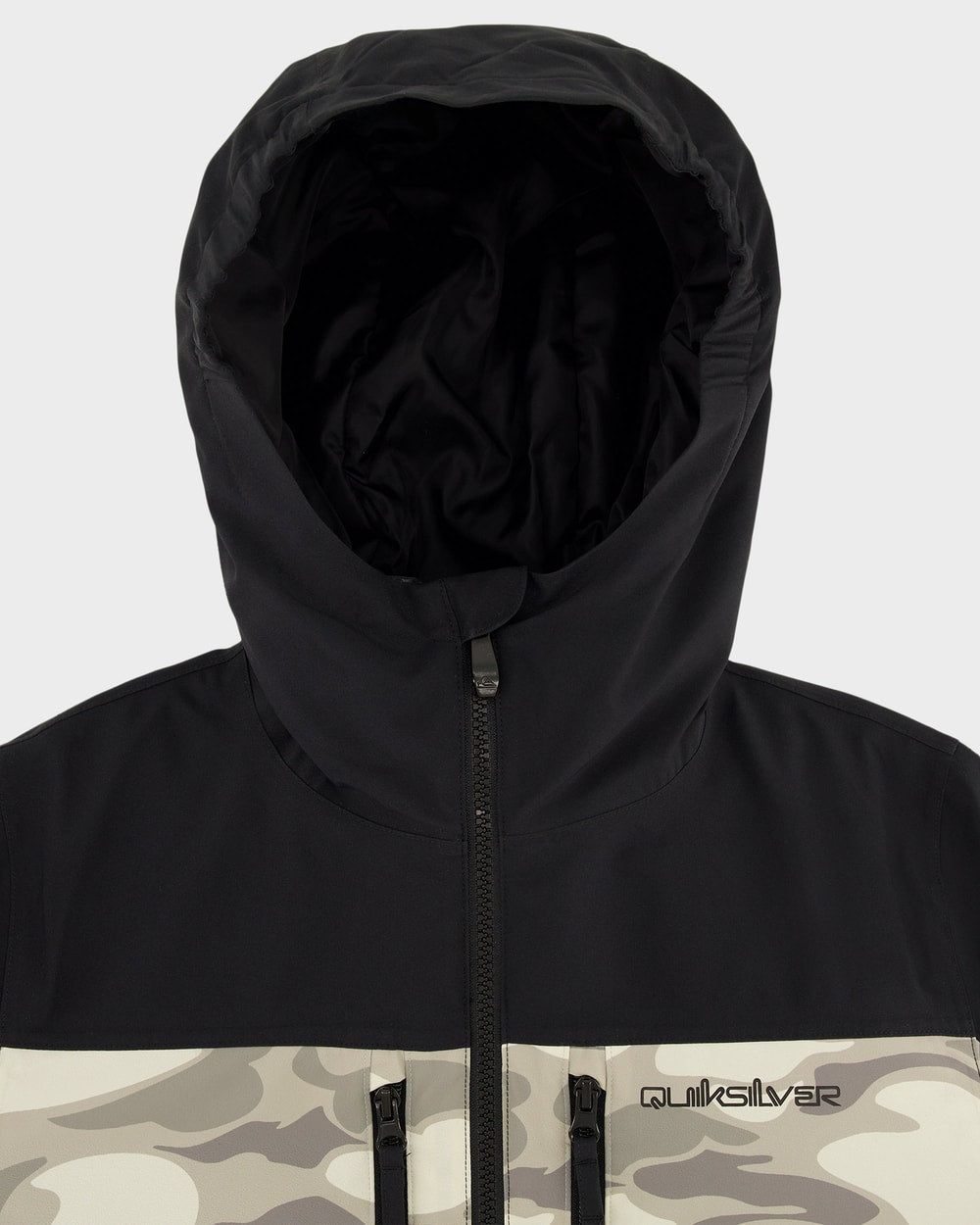 Quiksilver Boys' Double Black Snow Jacket - Black - detail