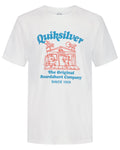Quiksilver Boys' Shoppe Short Sleeve T-Shirt - Off White - front