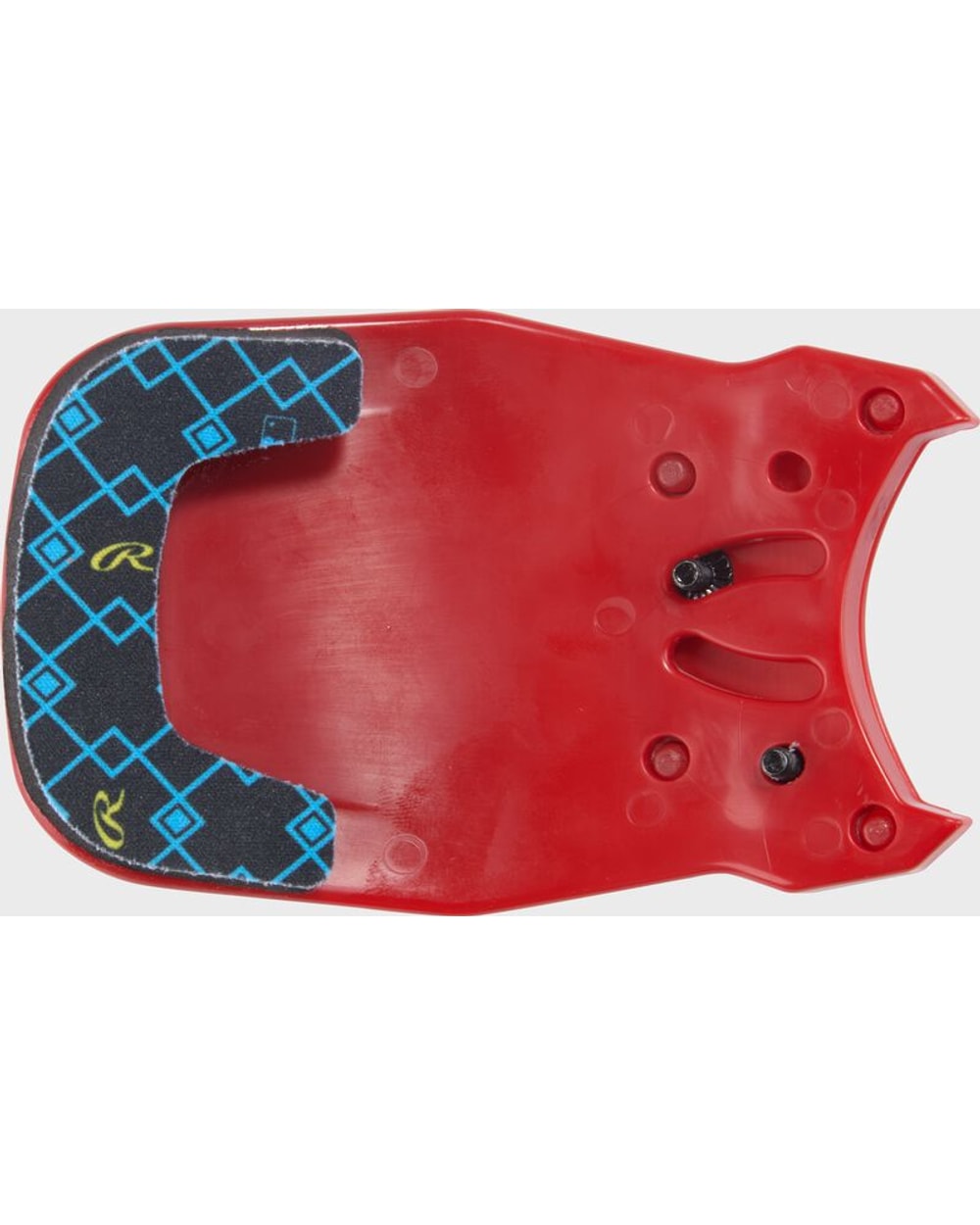 Rawlings RX2 Reverse Adjustable Jaw Guard - Scarlet underside