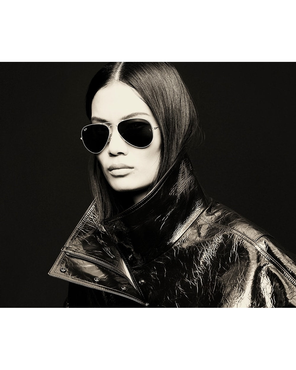 Ray-Ban Aviator Total Black Polarized