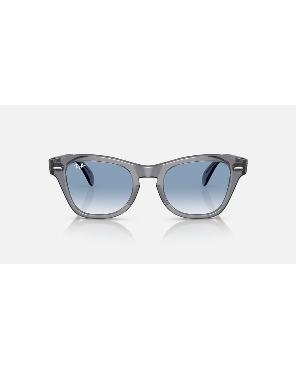 Ray-Ban RB0707S - Polished Transparent Grey/Blue