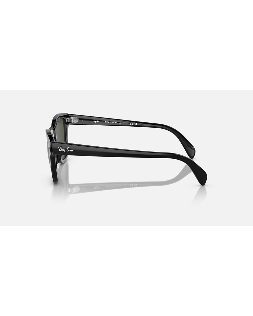 Ray-Ban RB0707S - Polished Black/Green