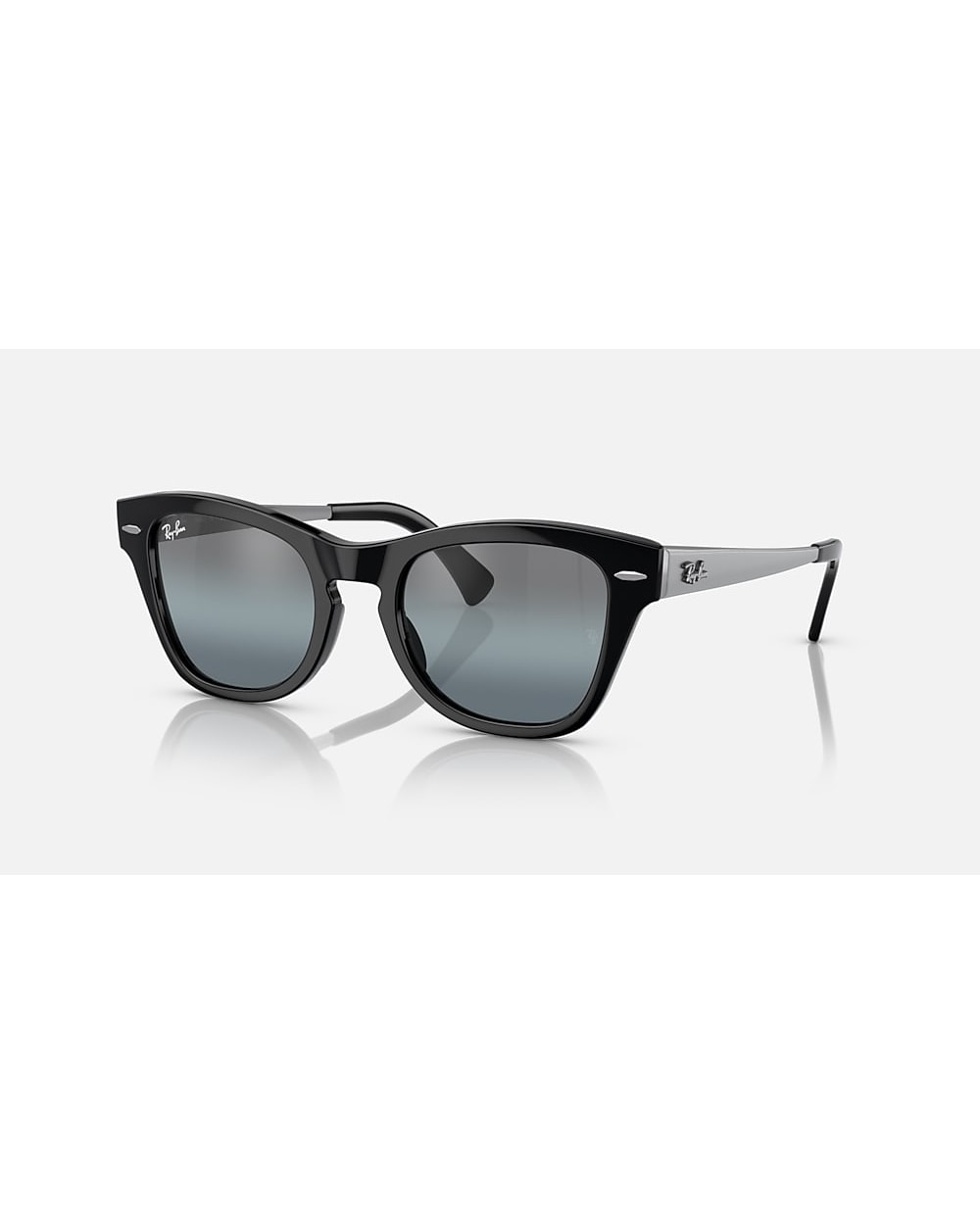 Ray-Ban RB0707SM - Polished Black/Blue Vintage