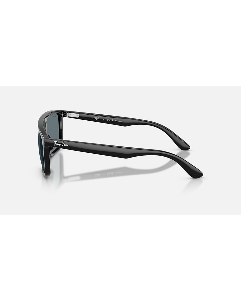 Ray-Ban RB2222F - Polished Black/Dark Blue Polarized