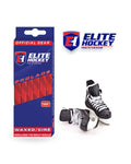 Elite Hockey Red Waxed Hockey Laces