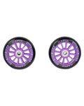 Capix Replacement (100 mm) Wheels for Scooter - Purple