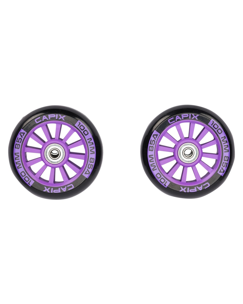 Capix Replacement (100 mm) Wheels for Scooter - Purple