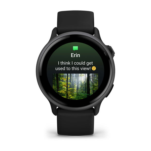 Garmin Vivoactive 6 GPS Smartwatch - SLATE, right angle view