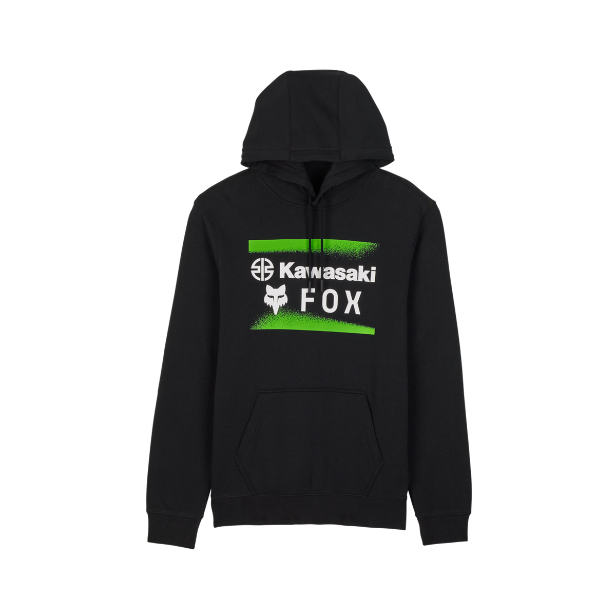 Fox x Kawasaki Pullover Hoodie Black front