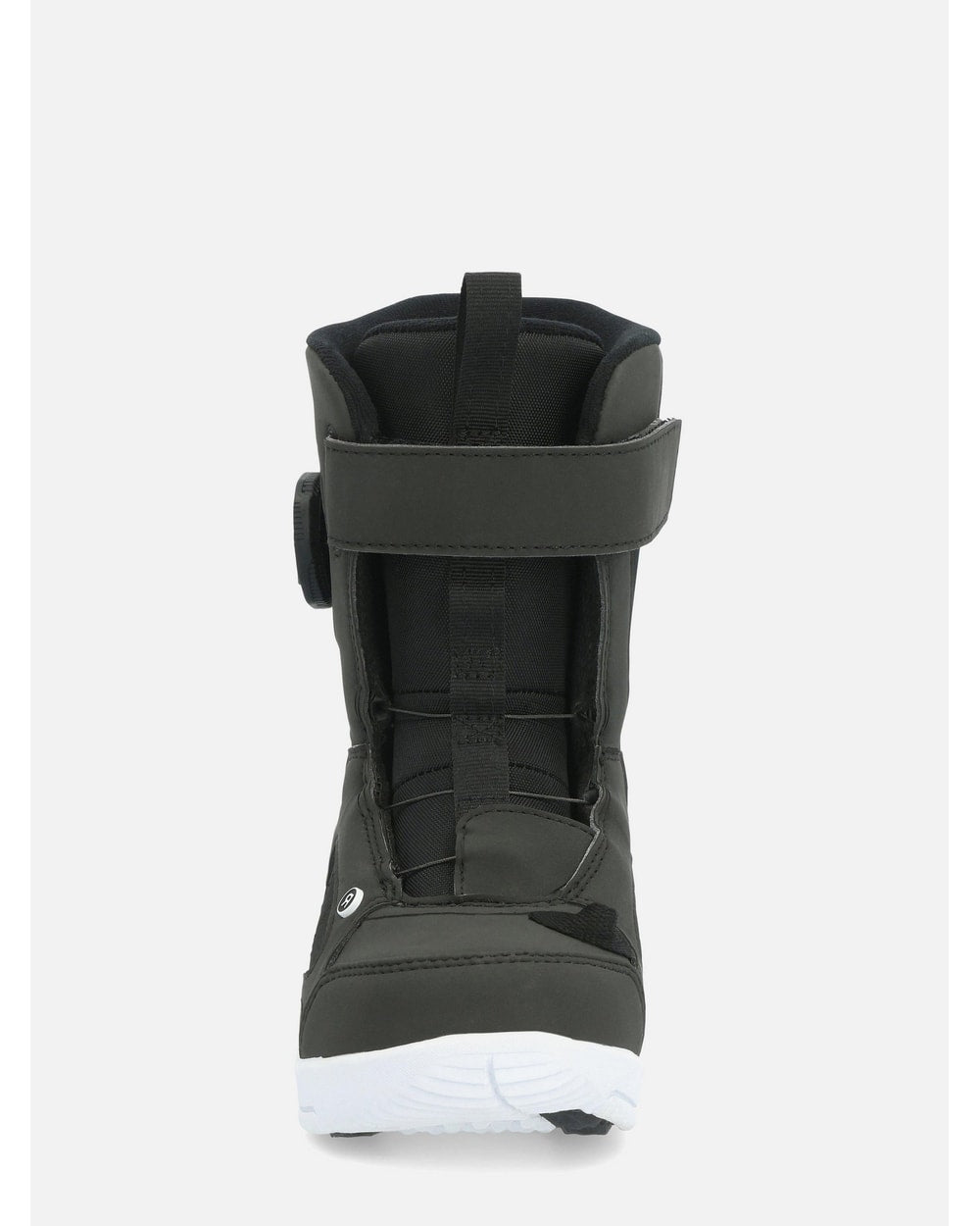 RIDE Norris junior snowboard boot in Black, side view