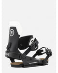RIDE Circuit snowboard binding in Black, front view