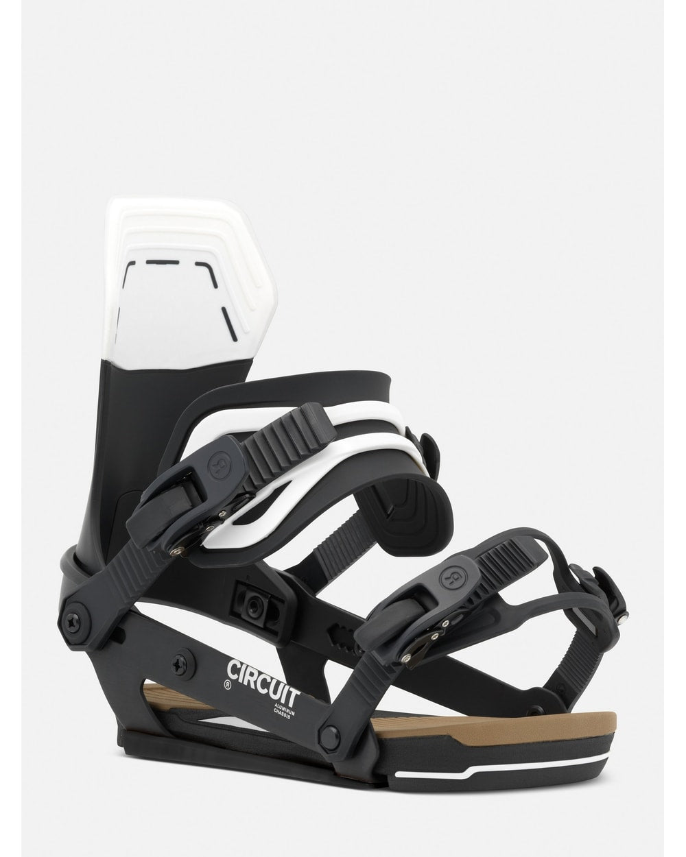 RIDE Circuit snowboard binding in Black, rear view