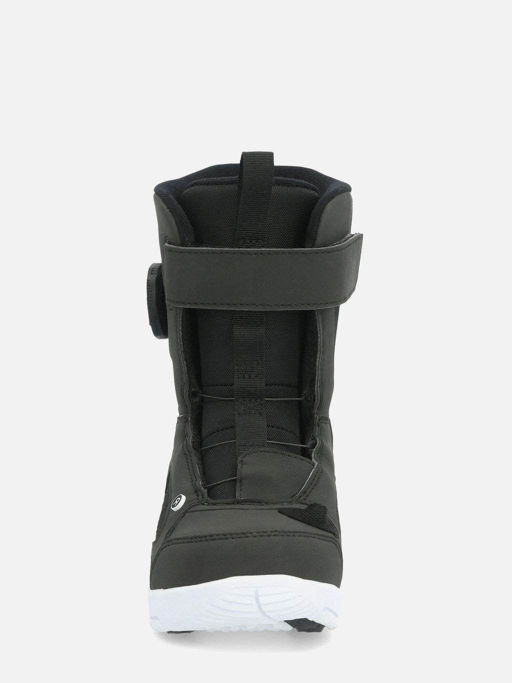 RIDE Norris junior snowboard boot in Black, side view