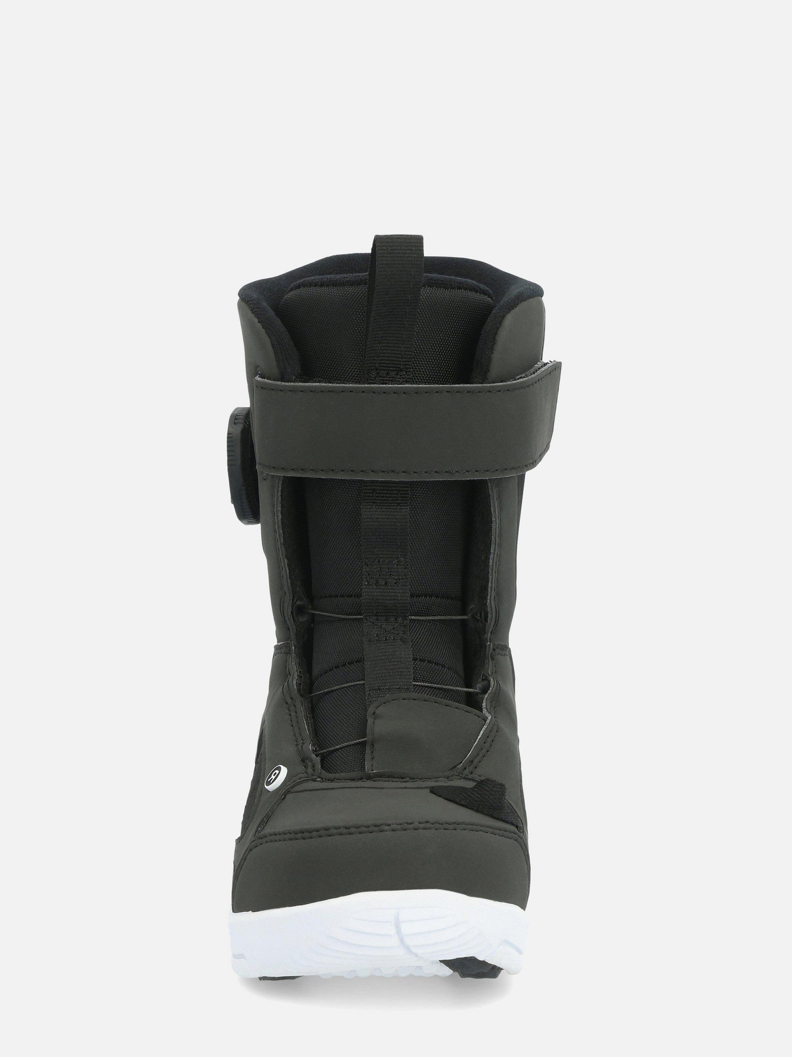 RIDE Norris junior snowboard boot in Black, side view